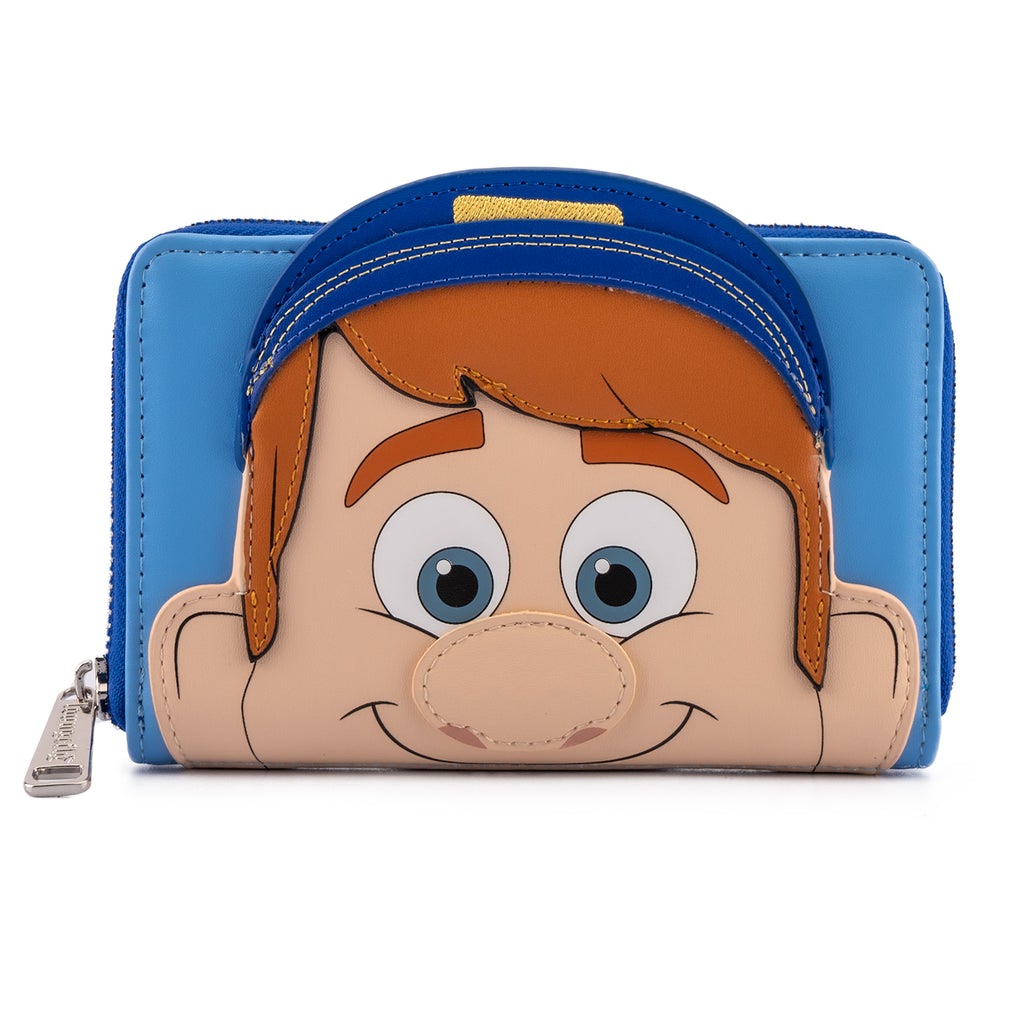 LOUNGEFLY DISNEY WRECK IT RALPH FIX IT FELIX ZIP AROUND WALLET