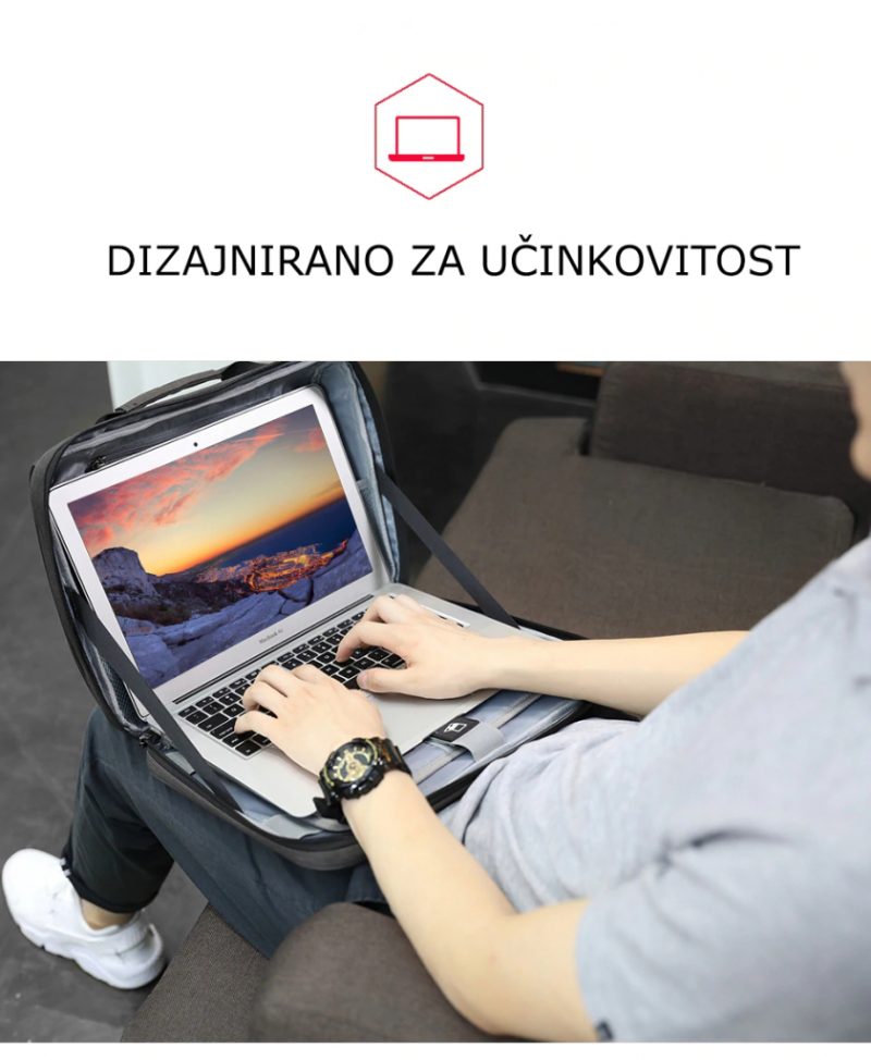 TIGERNU BAG LAPTOP T-L5150 13.1" BROWN - Slika 8