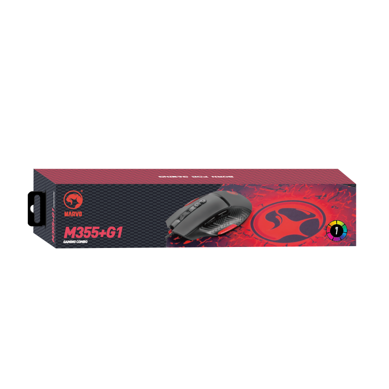 MARVO M355+G1  2IN1 MOUSE AND MOUSE PAD COMBO - Slika 8
