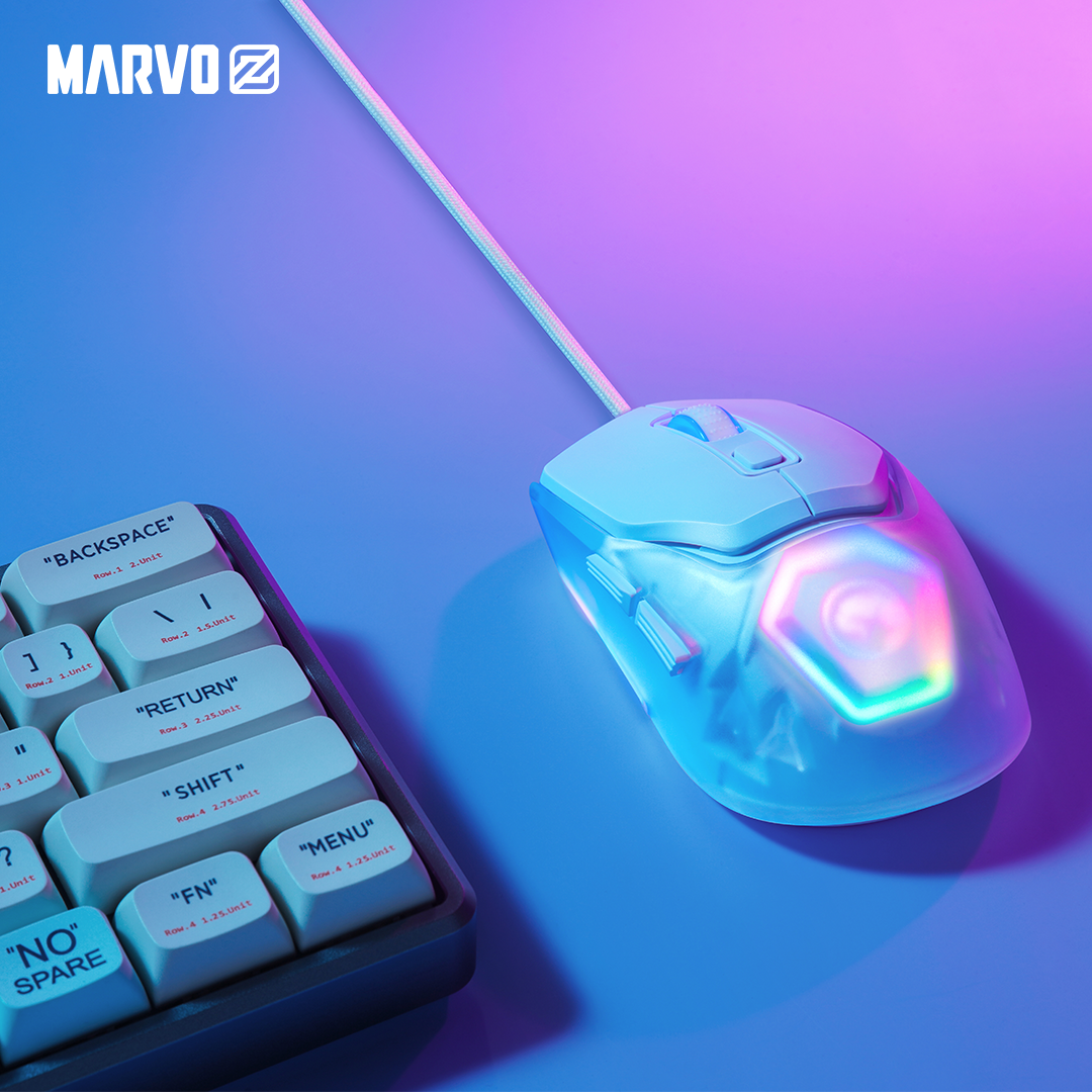 MARVO Z FIT LITE G1 GAMING MOUSE WHITE - Slika 5