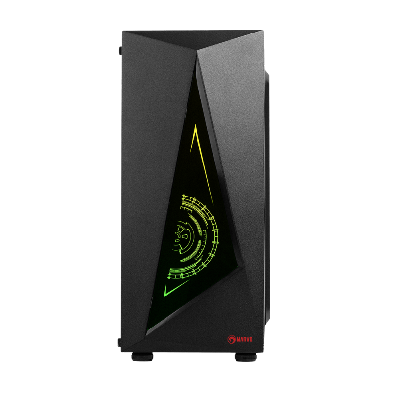 MARVO CA-119 BK  PC CASE BLACK - Slika 2