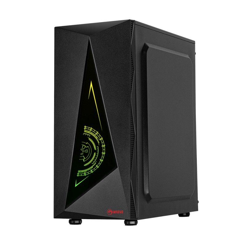 MARVO CA-119 BK  PC CASE BLACK - Slika 5