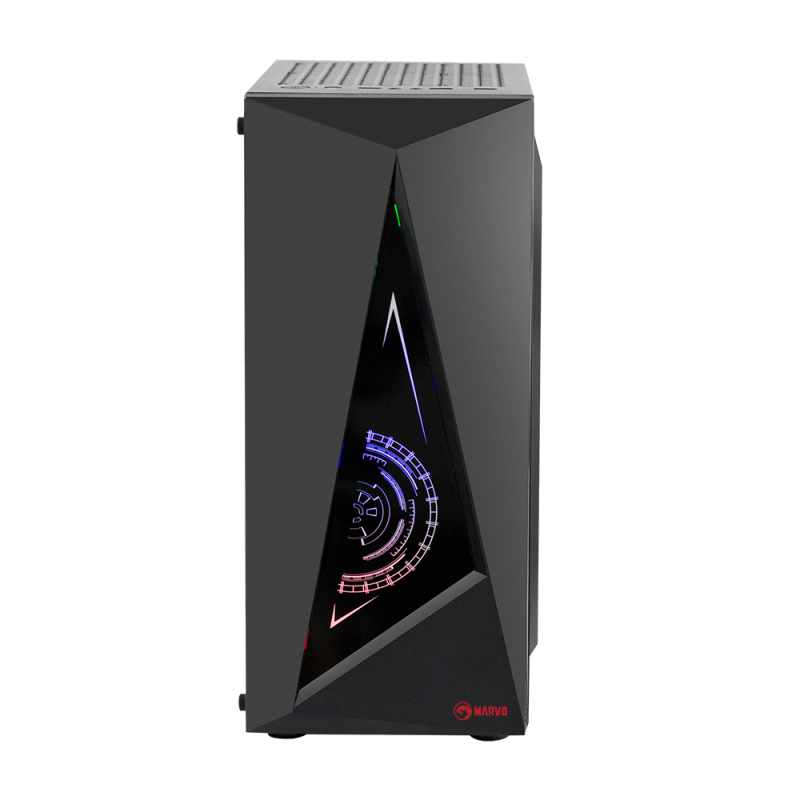 MARVO CA-119 BK  PC CASE BLACK - Slika 7
