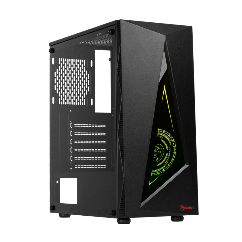 MARVO CA-119 BK  PC CASE BLACK - Slika 8