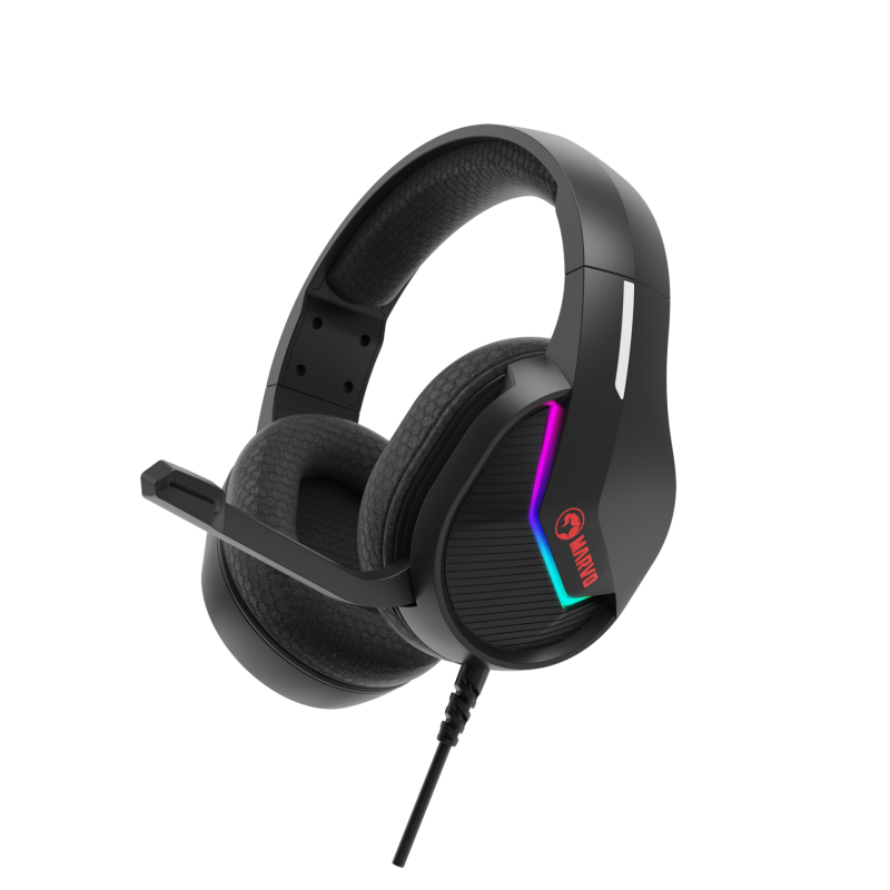 MARVO H8618 BK WIRED HEADSET RGB