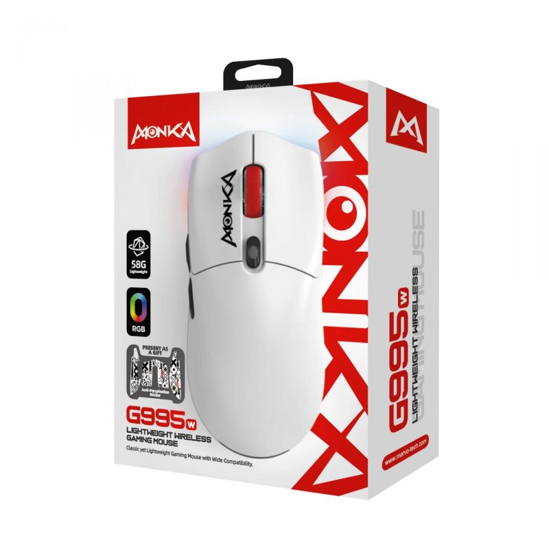 MONKA G995W GURU WIRELESS MOUSE - Slika 5
