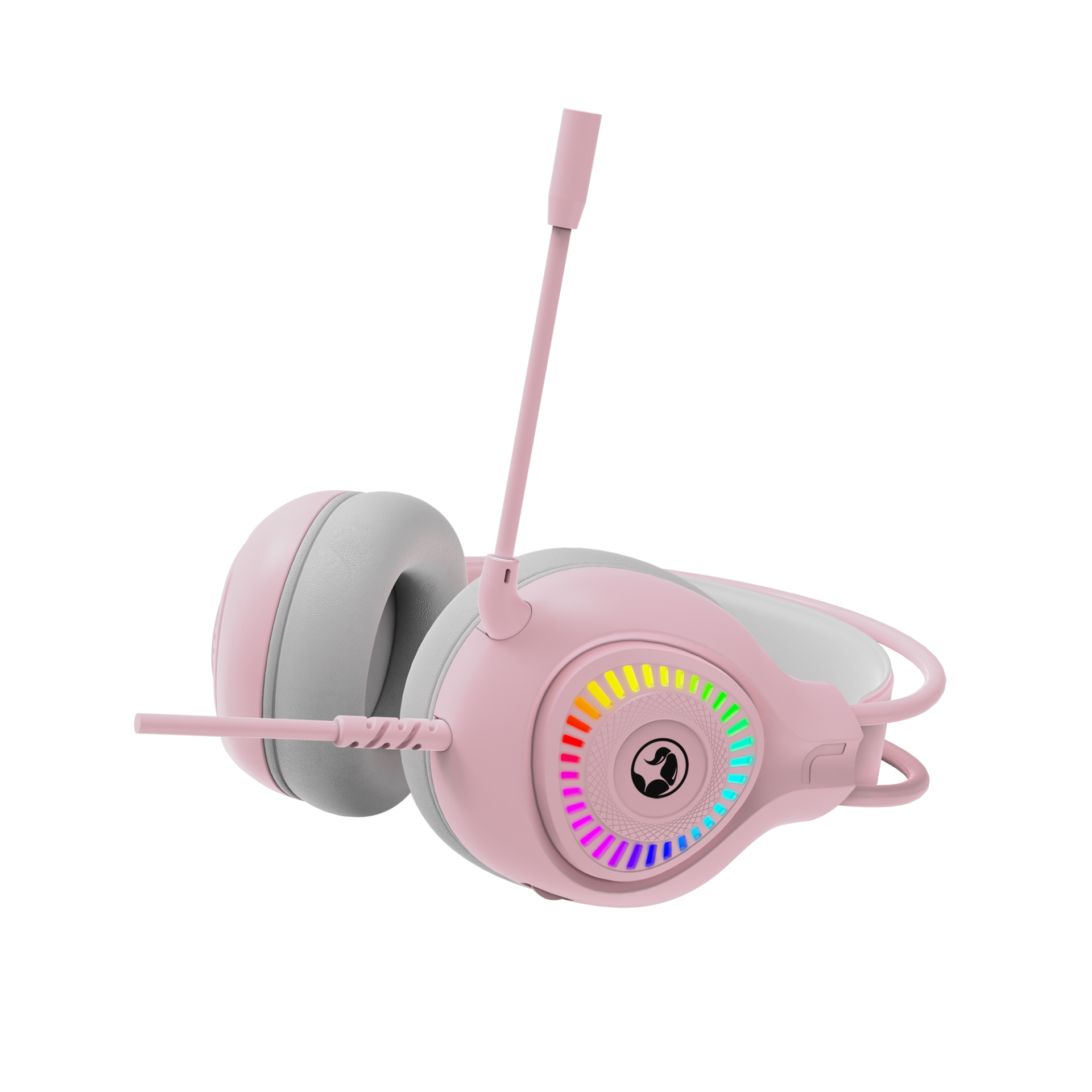 MARVO H8325 PK WIRED HEADSET RGB PINK - Slika 2