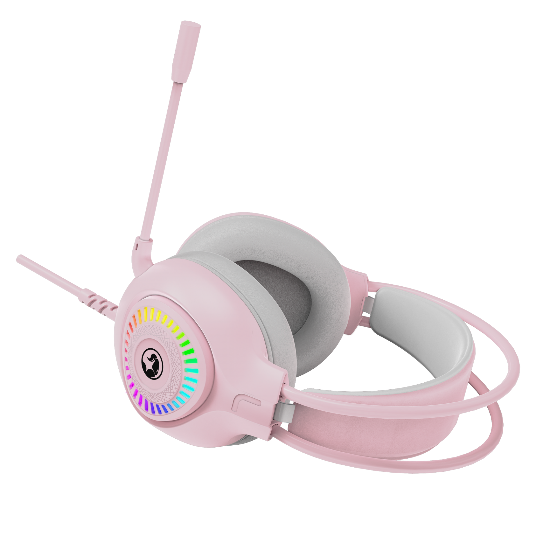 MARVO H8325 PK WIRED HEADSET RGB PINK - Slika 3