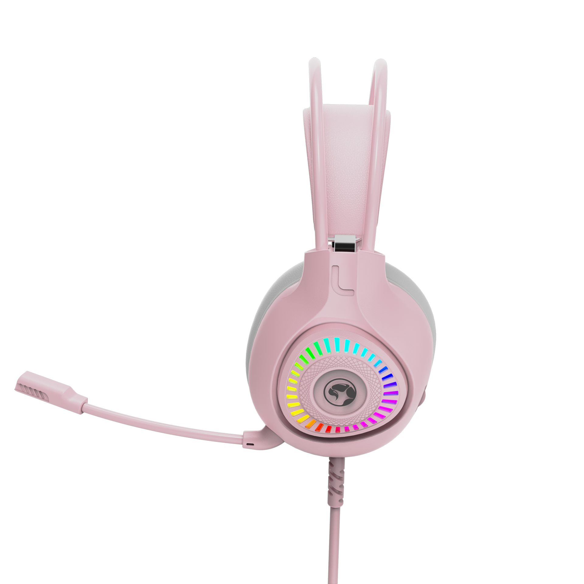 MARVO H8325 PK WIRED HEADSET RGB PINK - Slika 4