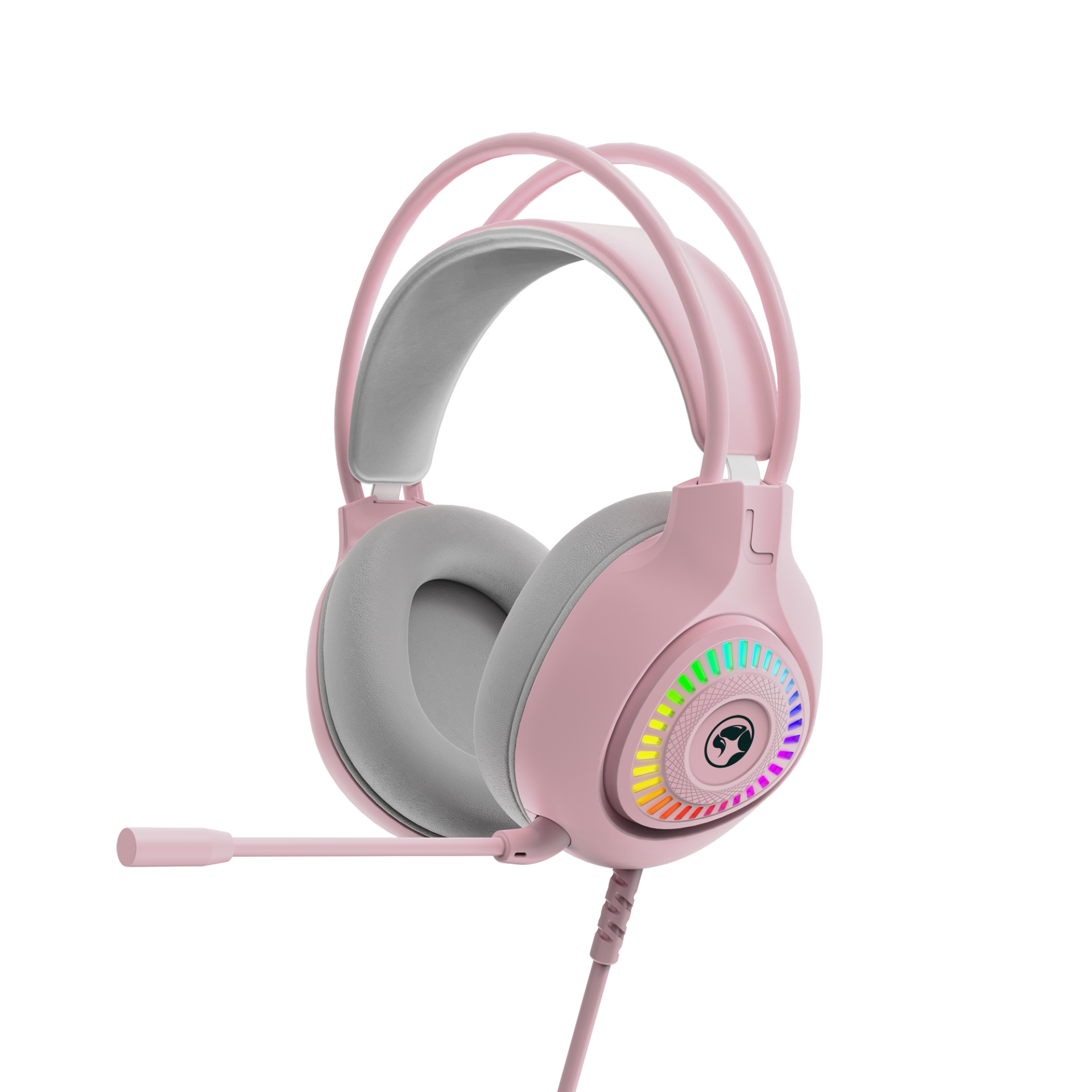 MARVO H8325 PK WIRED HEADSET RGB PINK - Slika 5