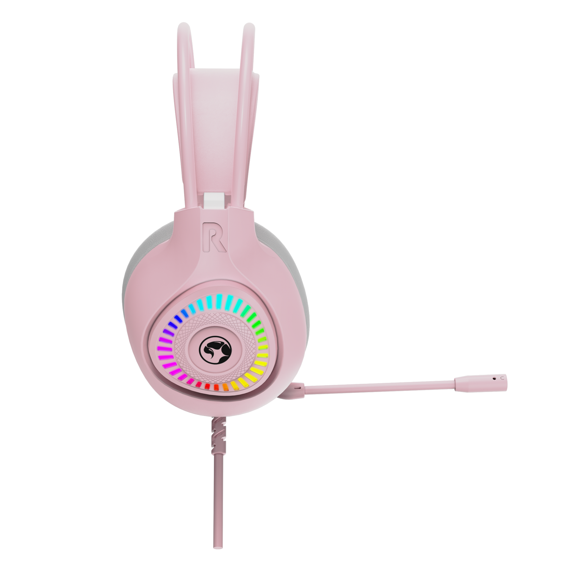 MARVO H8325 PK WIRED HEADSET RGB PINK - Slika 6