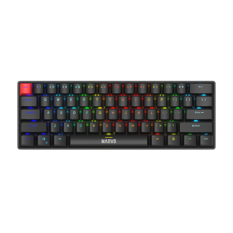 MARVO KG933G EN SABER 61 EN ŽIČANA TIPKOVNICA