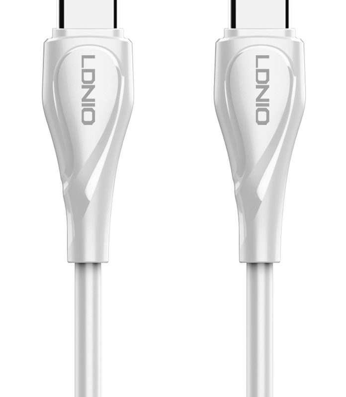 LDNIO CHARGING DATA CABLE (C-C) 65W 2M WHITE LC611C