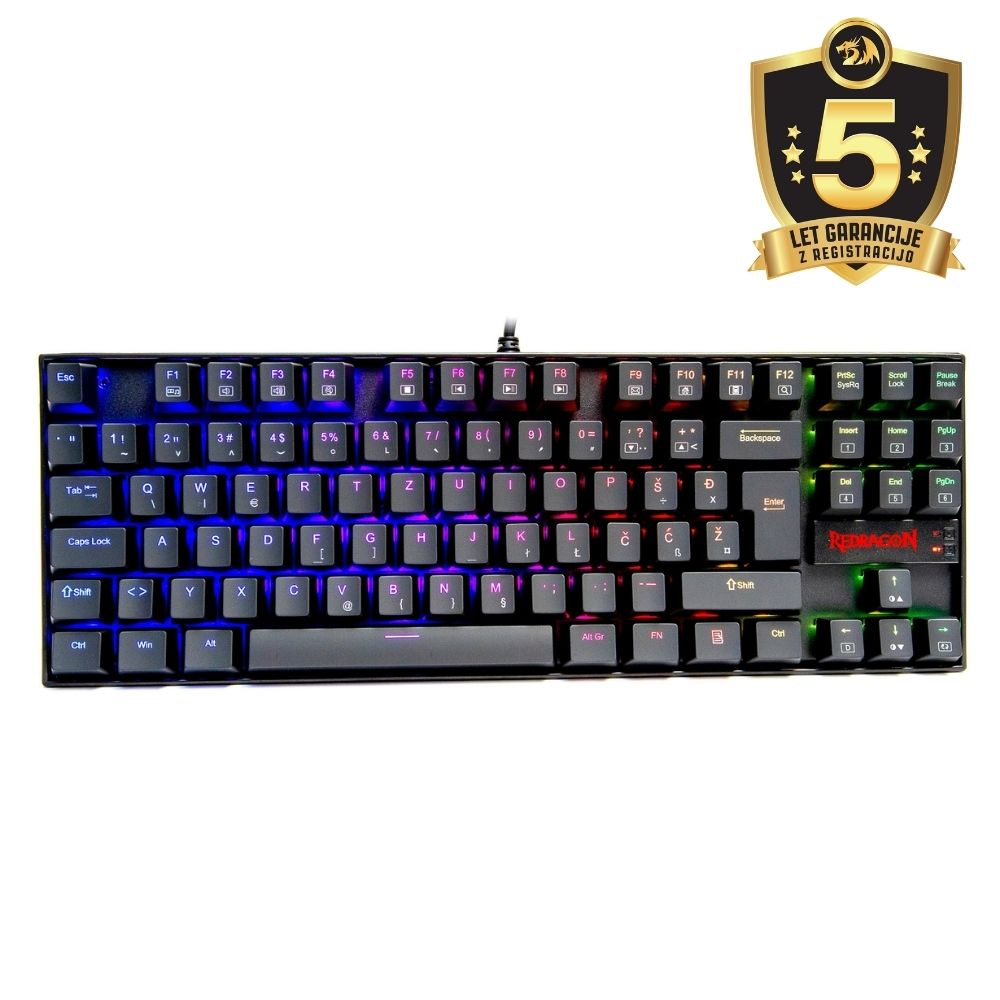 Redragon K552 Kumara RGB – Mehanička Tipkovnica