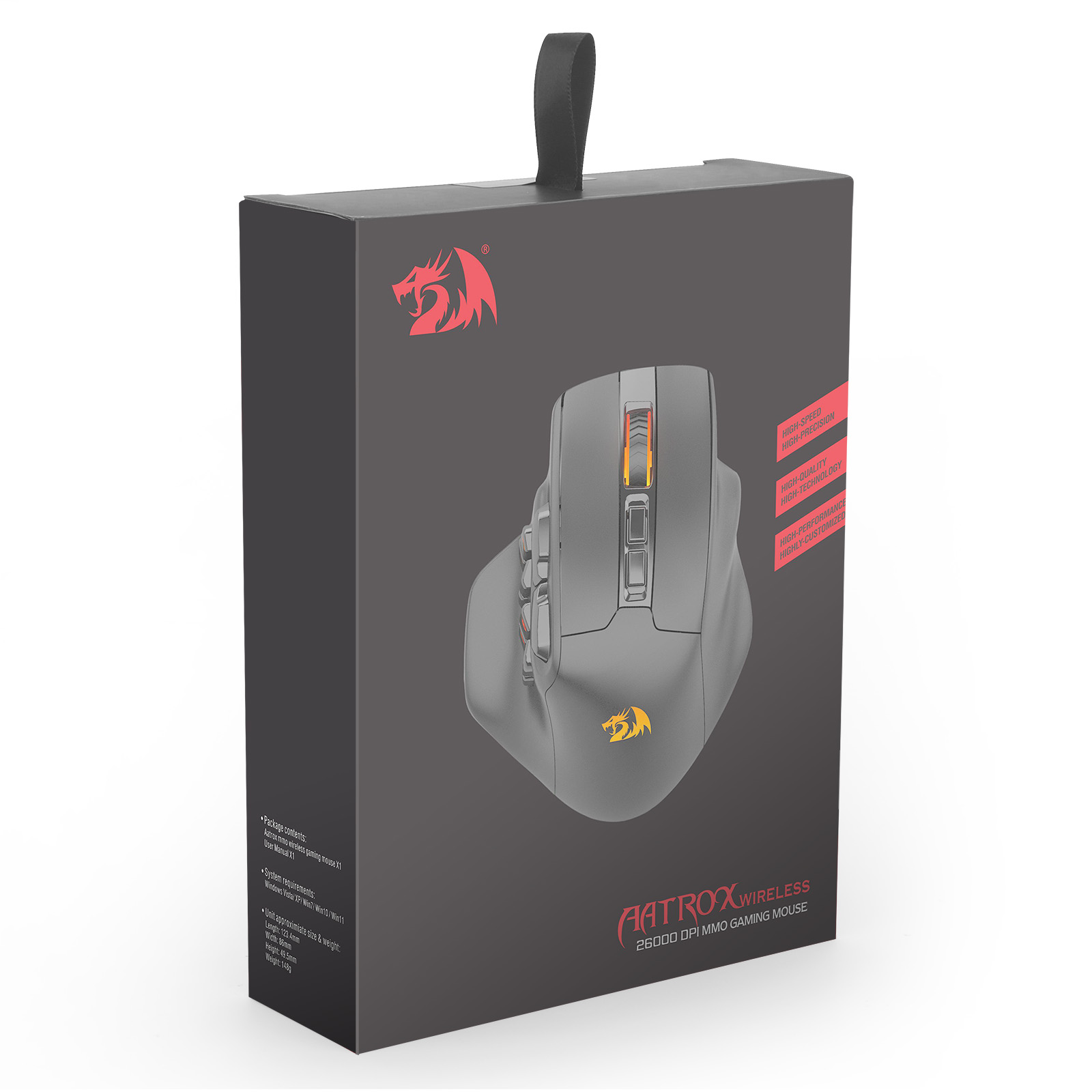 MOUSE - REDRAGON AATROX PRO M811-RGB WIRELESS - Slika 10