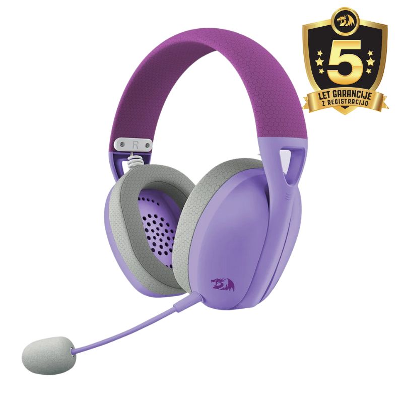 HEADSET - REDRAGON IRE H848 WIRELESS PURPLE
