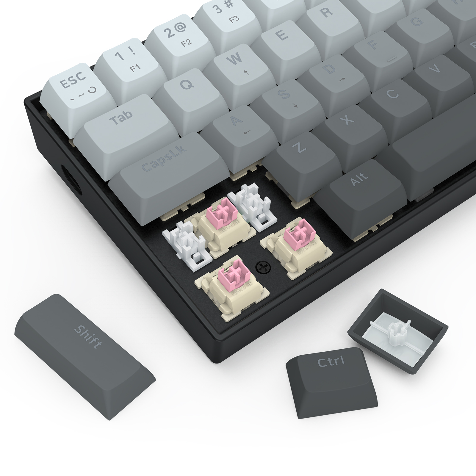 KEYBOARD - REDRAGON FIZZ K617 RGB WIRED BLACK MAGNETIC - Slika 10