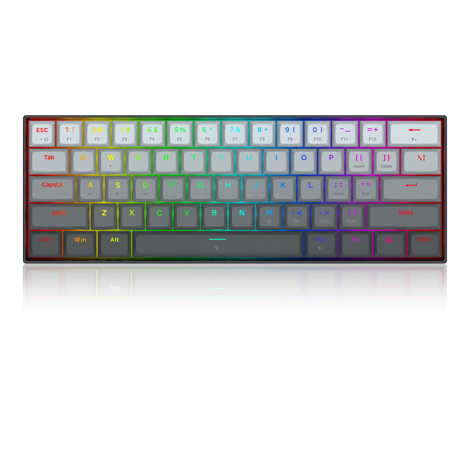 KEYBOARD - REDRAGON FIZZ K617 RGB WIRED BLACK MAGNETIC - Slika 3