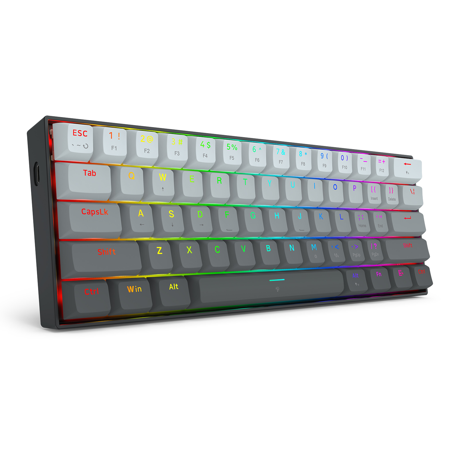 KEYBOARD - REDRAGON FIZZ K617 RGB WIRED BLACK MAGNETIC - Slika 4