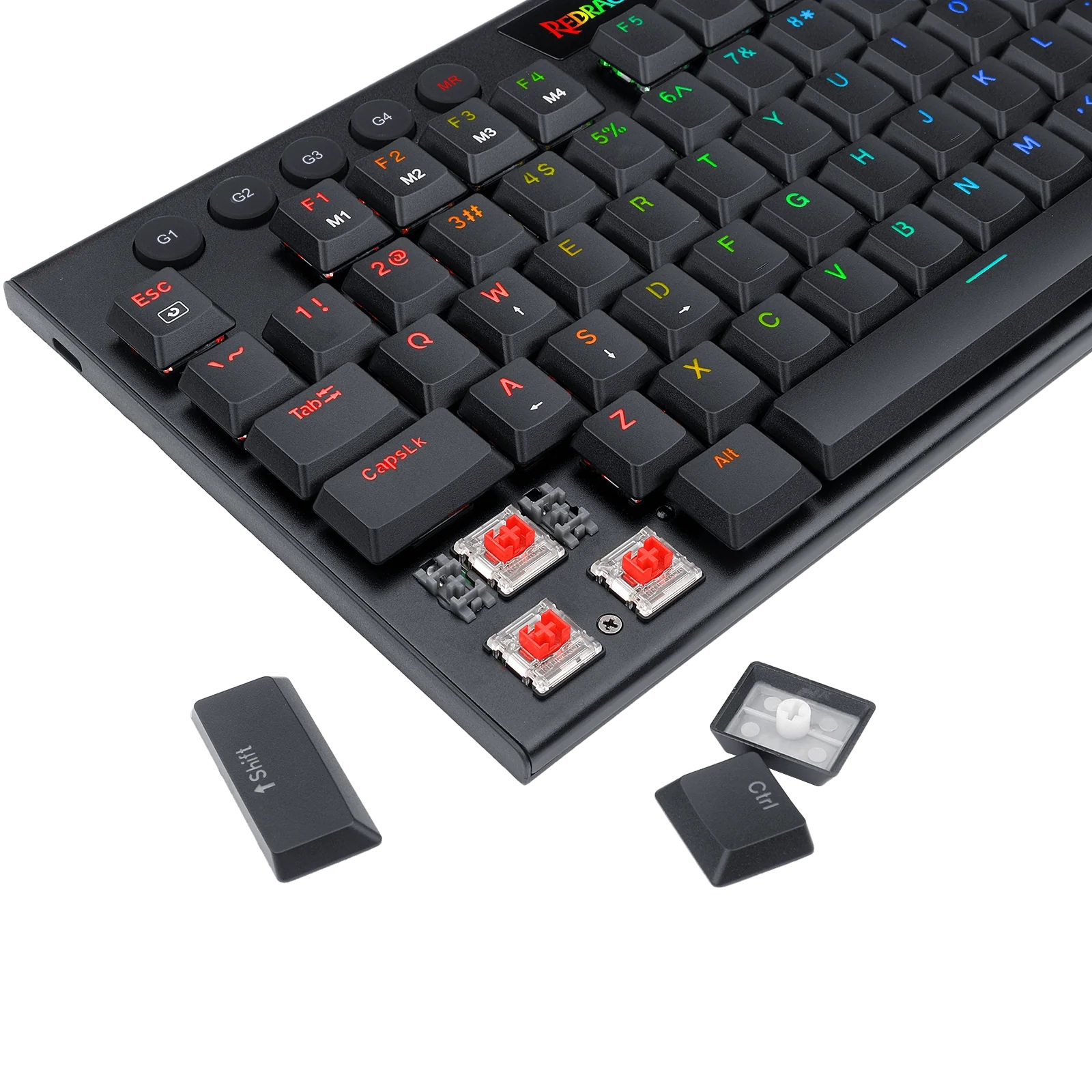 KEYBOARD - REDRAGON HORUS K619-RGB WIRED RED SWITCH SLO/CRO LAYOUT - Slika 4