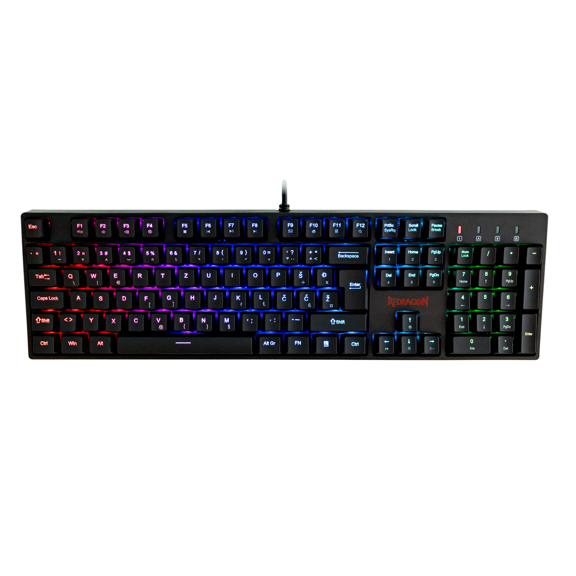 KEYBOARD - REDRAGON SURARA K582 RGB MECHANICAL SLO/CRO LAYOUT - Slika 5