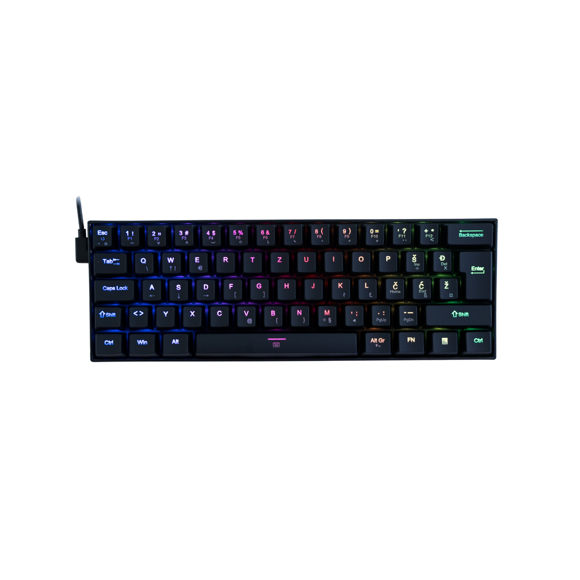 KEYBOARD - REDRAGON DRAGONBORN K630 RGB MECHANICAL SLO/CRO LAYOUT - Slika 6