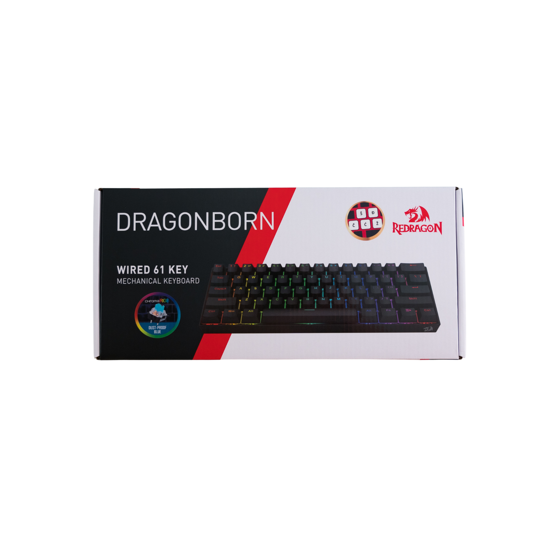 KEYBOARD - REDRAGON DRAGONBORN K630 RGB MECHANICAL SLO/CRO LAYOUT - Slika 7