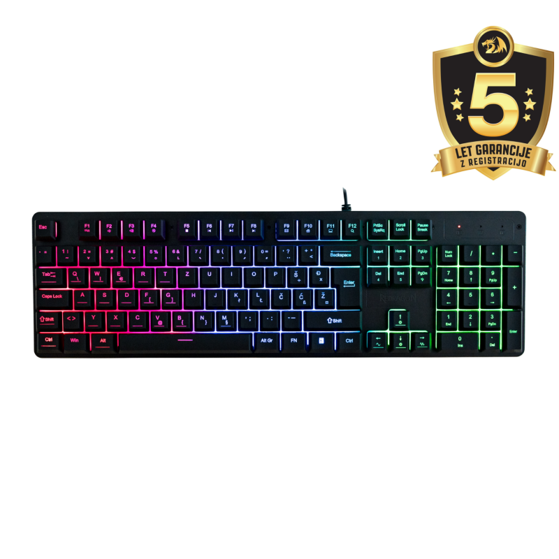 KEYBOARD - REDRAGON NETHERBANE K521 RGB SLO/CRO LAYOUT