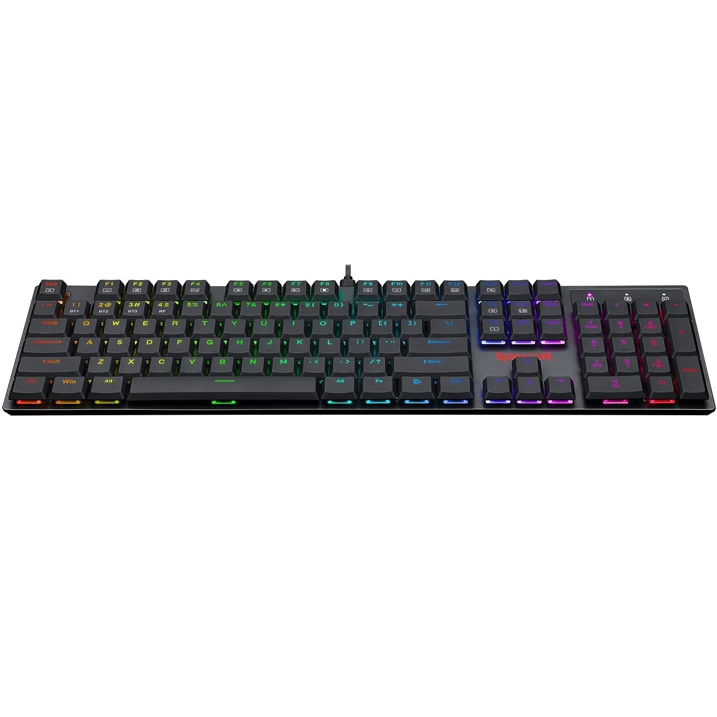 KEYBOARD - REDRAGON APAS K535-KB RGB WIRED MECHANICAL BLUE SWITCH - Slika 4
