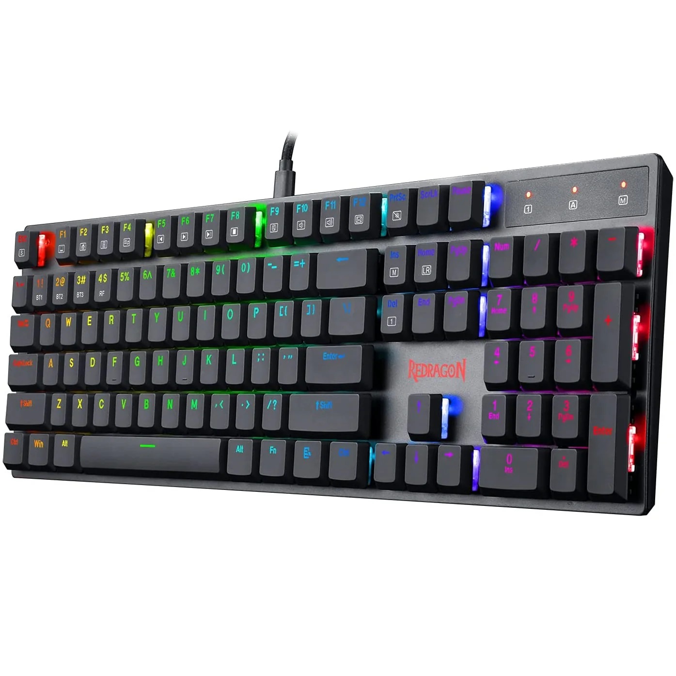 KEYBOARD - REDRAGON APAS K535-KB RGB WIRED MECHANICAL BLUE SWITCH - Slika 5