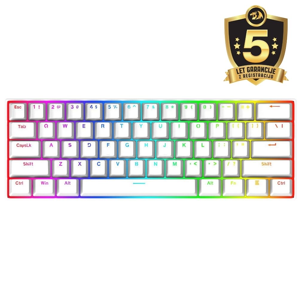 KEYBOARD - REDRAGON DRAGONBORN K630 RGB WHITE