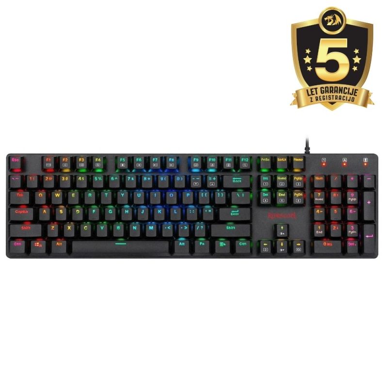 KEYBOARD - REDRAGON SHRAPNEL K589RGB  MECHANICAL BLUE SWITCH