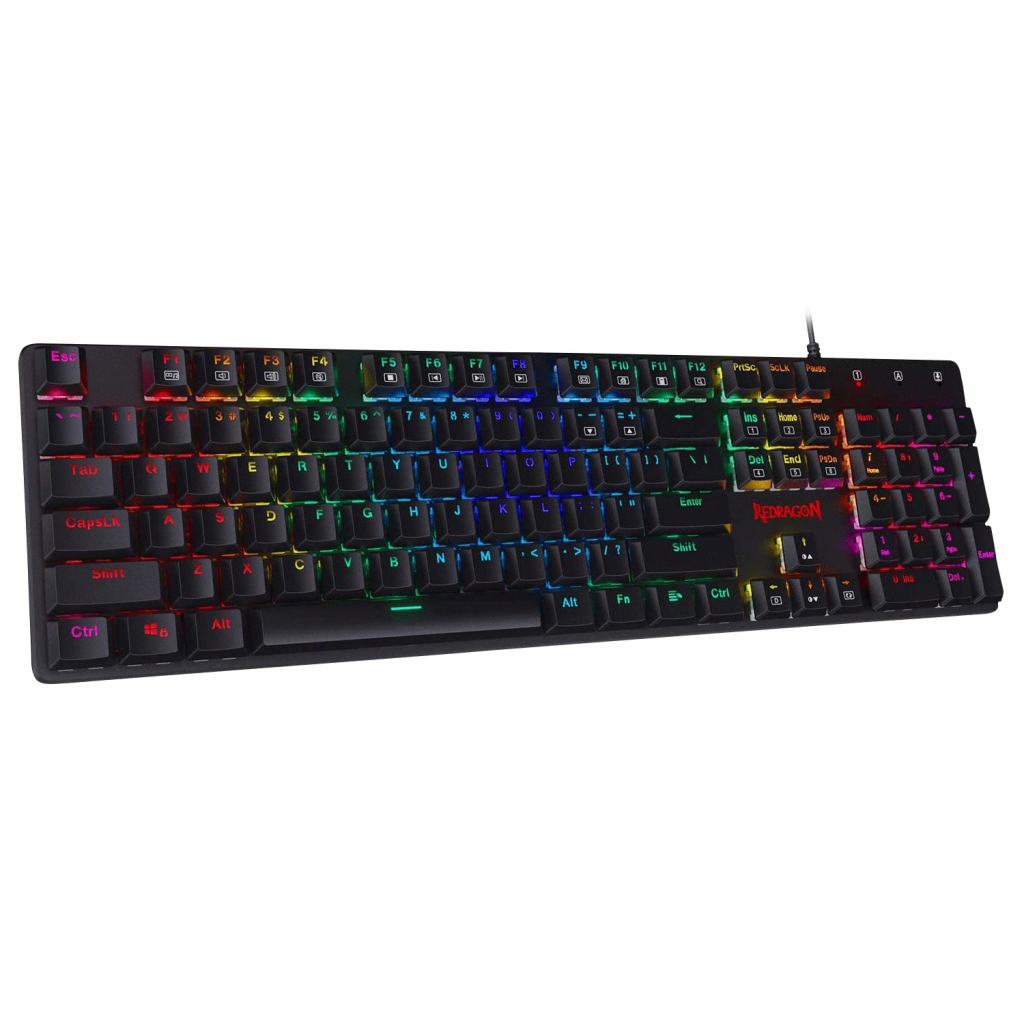 KEYBOARD - REDRAGON SHRAPNEL K589RGB  MECHANICAL BLUE SWITCH - Slika 2