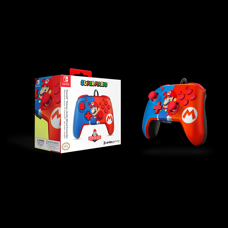 PDP NINTENDO SWITCH FACEOFF DELUXE CONTROLLER + AUDIO - MARIO - Slika 8