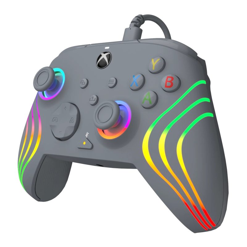 PDP XBOX WIRED CONTROLLER AFTERGLOW WAVE GREY - Slika 2