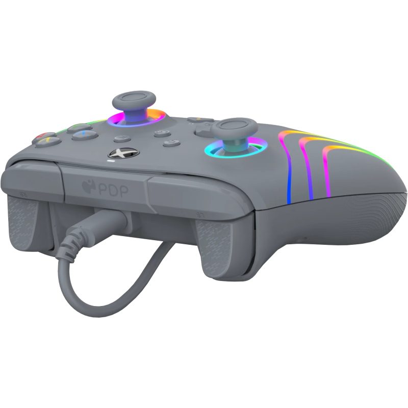 PDP XBOX WIRED CONTROLLER AFTERGLOW WAVE GREY - Slika 5