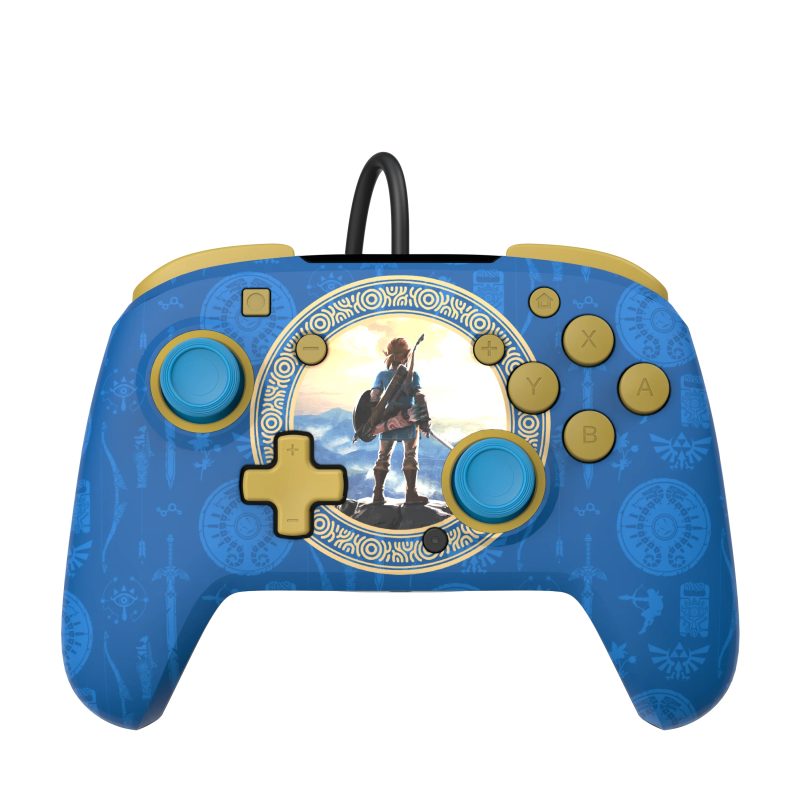 PDP SWITCH 2 & 1 REMATCH WIRED CONTROLLER - HYRULE BLUE