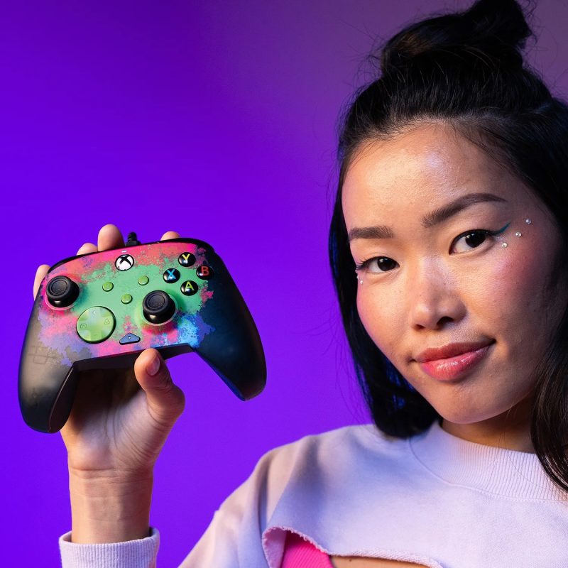 PDP XBOX WIRED CONTROLLER REMATCH - SPACE DUST GLOW IN THE DARK - Slika 11