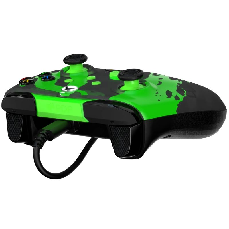 PDP XBOX WIRED CONTROLLER REMATCH - JOLT GREEN GLOW IN THE DARK - Slika 2
