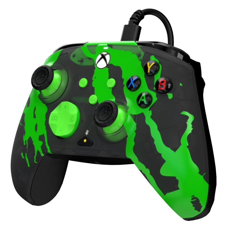 PDP XBOX WIRED CONTROLLER REMATCH - JOLT GREEN GLOW IN THE DARK - Slika 4