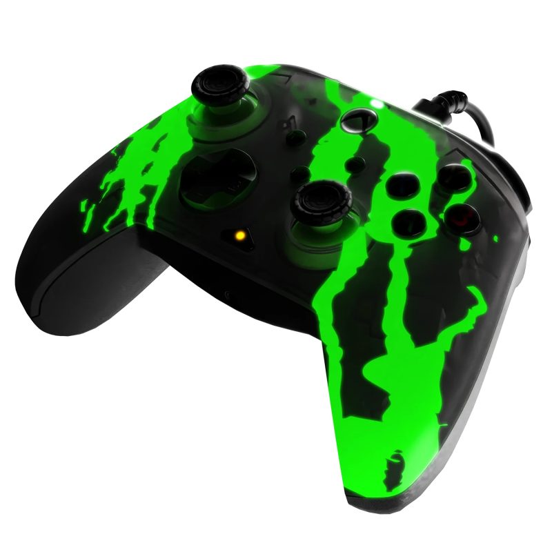 PDP XBOX WIRED CONTROLLER REMATCH - JOLT GREEN GLOW IN THE DARK - Slika 6