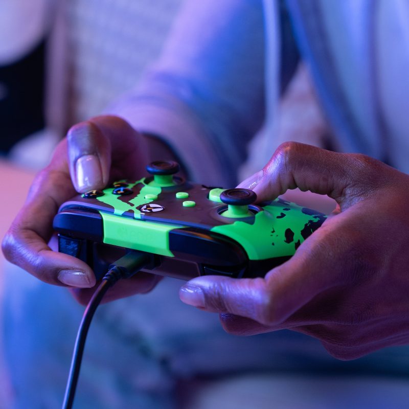PDP XBOX WIRED CONTROLLER REMATCH - JOLT GREEN GLOW IN THE DARK - Slika 9