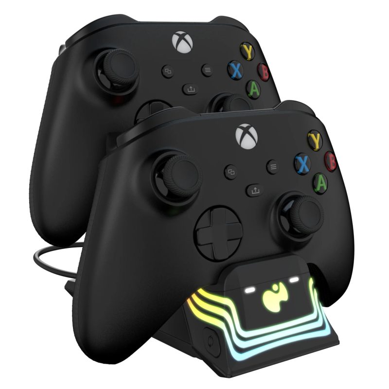 PDP XBOX AFTERGLOW WAVE - DUAL CHARGER BLACK - Slika 4