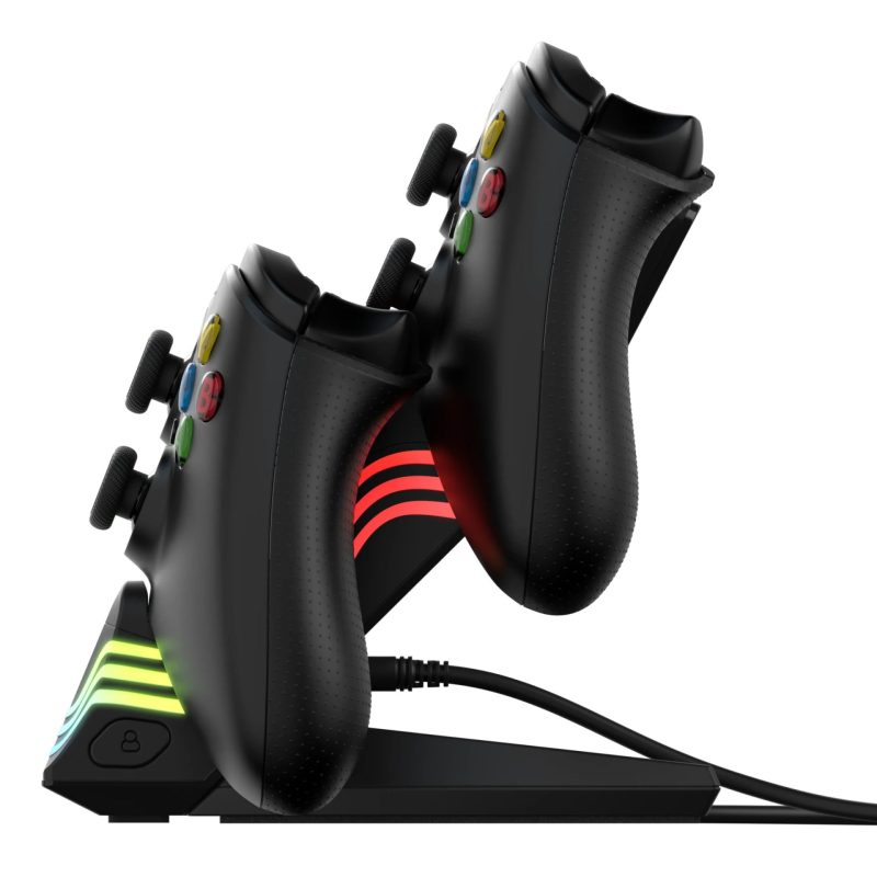 PDP XBOX AFTERGLOW WAVE - DUAL CHARGER BLACK - Slika 5