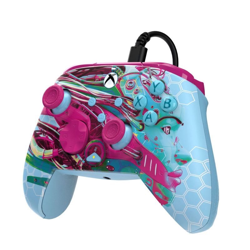 PDP XBOX WIRED REMATCH CONTROLLER - ANDROID DREAMS GLOW IN THE DARK - Slika 2