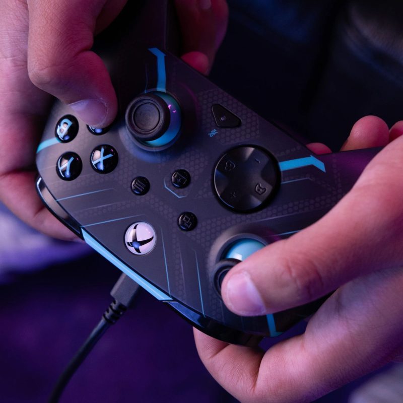 PDP XBOX WIRED REMATCH CONTROLLER - TITAN STEEL GLOW IN THE DARK - Slika 10