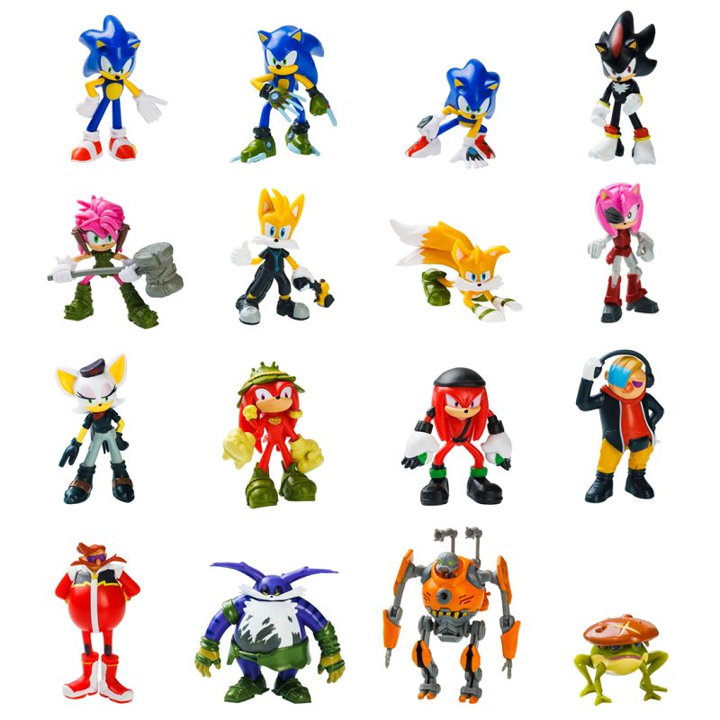 P.M.I. SONIC PRIME- 5 PACK - 1 RARE HIDDEN CHARACTER 6,5CM [ASSORTED] (S1)