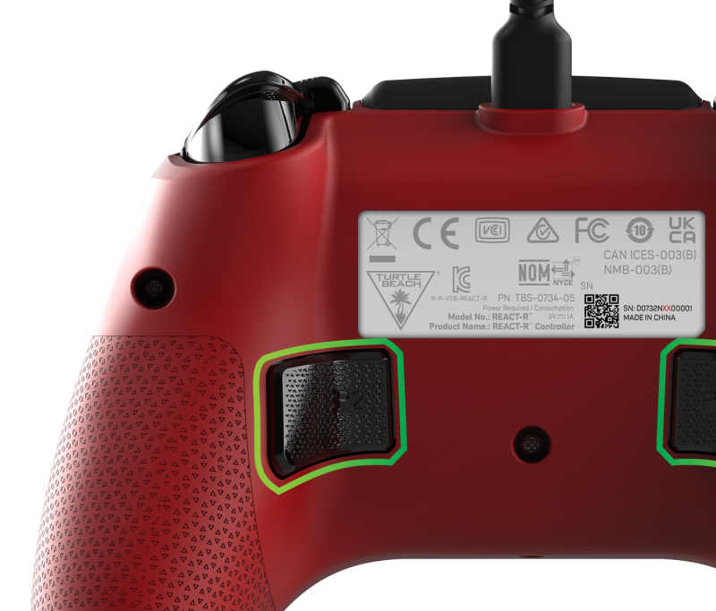 TURTLE BEACH CONTROLLER REACT-R XBOX RED - Slika 4