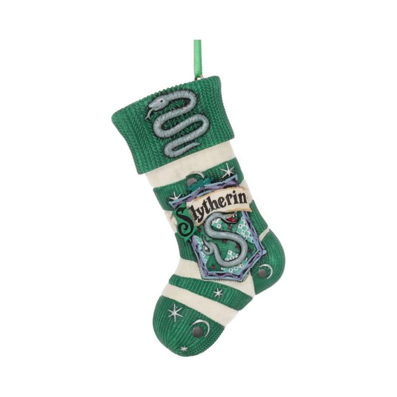 NEMESIS NOW Harry Potter Slytherin Stocking Hanging Ornament