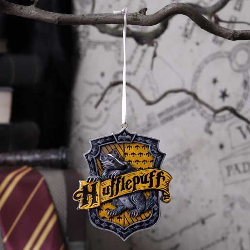 NEMESIS NOW Harry Potter Hufflepuff Crest Hanging Ornament - Slika 8